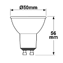 ISOLED Foco LED PAR16 3-STEP DIM 60° prismático PAR16 claro GU10 5,5W 460lm 3000K 60° CRI 90-100