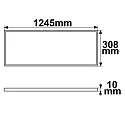 ISOLED Panel de LED PROFESSIONAL LINE UGR<19 8H - 124.5 X 30.8CM - PUSH controlable por DALI, 2 polos, UGR < 19