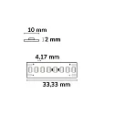 ISOLED LED Strip HEQ940 HIGH BRIGHT 240LED/M 140LM/W 2-pole white