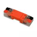 Conector 0.5-2.5MM², MAX. 250V/10A 2 polos, con cable a través de