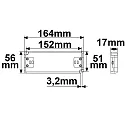 ISOLED LED driver TRAFO 48V IP20 - 0-100W SELV flat, voltage constant, switchable