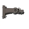 wall holder STREET LIGHT EM 145, grey-brown