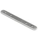 Parte de conexión Z49 180° STRAIGHT (IL-ALU20) versión de montaje en superficie, juego de 4