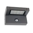 Luminaria de pared para exteriores PIR (ADJUSTABLE) con sensor, inclinable, conmutable IP65, antracita 