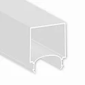 accessories profile cover COVER63 OPAL+ U-SHAPE (LAMP30 V1 + V2), opal 300cm