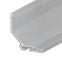 corner profile CORNER20 V3 (45°) surface-mounted version, silver