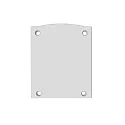 Tapa final EC116 (LAMP30 V1+V2) juego de 2, blanco
