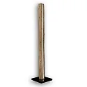 floor lamp WÜDSCHNAU HOIZ tunable white, with touch dimmer IP20, wood, black dimmable