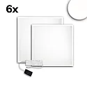 Panel de LED ECO BACKLIGHT LINE 625 juego de 6, regulable 36W 4350lm 4000K CRI 80-89