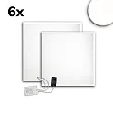 LED panel ECO BACKLIGHT LINE 625 set of 6, dimmable 36W 4350lm 4000K CRI 80-89