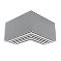 ISOLED Conector en L LAMP40, plata