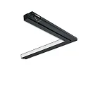 ISOLED track corner luminaire TRACK48 LINE+ ON-OFF vertacal, switchable, prismatic IP20, black matt 