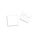 end cap TRACK48 FLAT H25 2 pcs., with cover, white