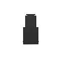 ISOLED end cap TRACK48 H50 2 pcs., with cover, black