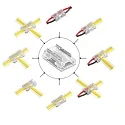 ISOLED Uniones MULTI K3-208, claro