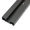 Perfil para cortinas CURTAIN 10 ONE simple, negro