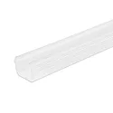 Perfil para cortinas, blanco