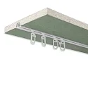 ISOLED curtain rail, white