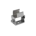 Clip de soporte girable WALLWASHER 2 piezas, plata