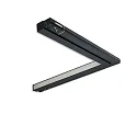 ISOLED track corner luminaire TRACK48 vertacal IP20, black dimmable