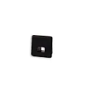 end cap EC 123 SURF 8 with cable hole, black