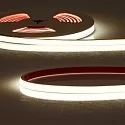 Tira LED completamente siliconada FC927 FLEXTUBE 240LED/M - 250CM / 2XMINIAMP con enchufe ópalo, transparente, blanco