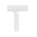 ISOLED 3-phase spot MATRIX ON-OFF square, UGR < 19, switchable, with lens optics, cardanic swivelling IP20, white 
