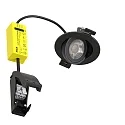 recessed spotlight SPHERE-68 swivelling IP54, black dimmable