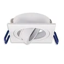 ISOLED mounting frame MR11/GU10 MINI SPOT square, swivelling, white