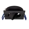 ISOLED Marco empotrable MR11/GU10 MINI SPOT angular, giratorio, negro