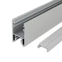 Perfil de montaje HALON, plata