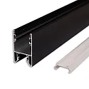 ISOLED Perfil de montaje HALON, negro