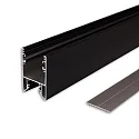 ISOLED Perfil de montaje HALON, negro