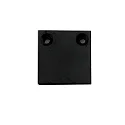 Tapa final EC 132 CURTAIN 10 ONE FLAT 2 piezas, negro