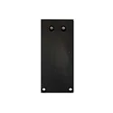 Tapa final EC130 CURTAIN 10 ONE HIGH 2 piezas, negro