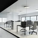 ISOLED Luminaria de techo DN400 DALI controlable por DALI, CCT Switch IP44, blanco regulable