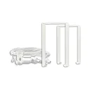 Soporte HALON Z65, blanco