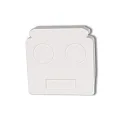 Tapa final FASTFIX R + R PRO, blanco