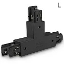 3-phase CLASSIC - T-connector N-conductor right, predective connector left, black