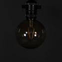 Konstsmide light chain GLOBE 10 flames, starter set IP44 24 V 15W 1850K 2000cm, black dimmable