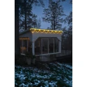 Konstsmide Cadena de luces GLOBE IP44 18 V 6W 2500K CRI 80 980cm, blanco 