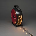 Konstsmide Cadena de luces MICRO IP44 30 V 6W 2200K 6593cm, rojo, negro 