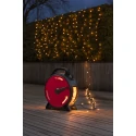 Konstsmide Cadena de luces MICRO IP44 30 V 6W 2200K 6593cm, rojo, negro 
