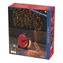 Konstsmide Cadena de luces MICRO IP44 30 V 6W 2200K 6593cm, rojo, negro 