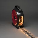 Konstsmide Cadena de luces MICRO COMPACTLIGHTS IP44 30 V 9W 2200K 3198cm, rojo, negro 