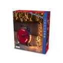 Konstsmide Cadena de luces MICRO COMPACTLIGHTS IP44 30 V 9W 2200K 3198cm, rojo, negro 