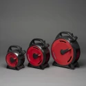 Konstsmide Cadena de luces MICRO COMPACTLIGHTS IP44 30 V 9W 2200K 3198cm, rojo, negro 