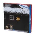 Konstsmide Luminaria de exterior SCHNEEFLOCKE IP44, blanco regulable