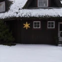 Konstsmide Luminaria de exterior SCHNEEFLOCKE IP44, blanco regulable