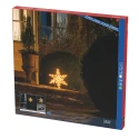 Konstsmide Luminaria de exterior SCHNEEFLOCKE IP44, blanco regulable